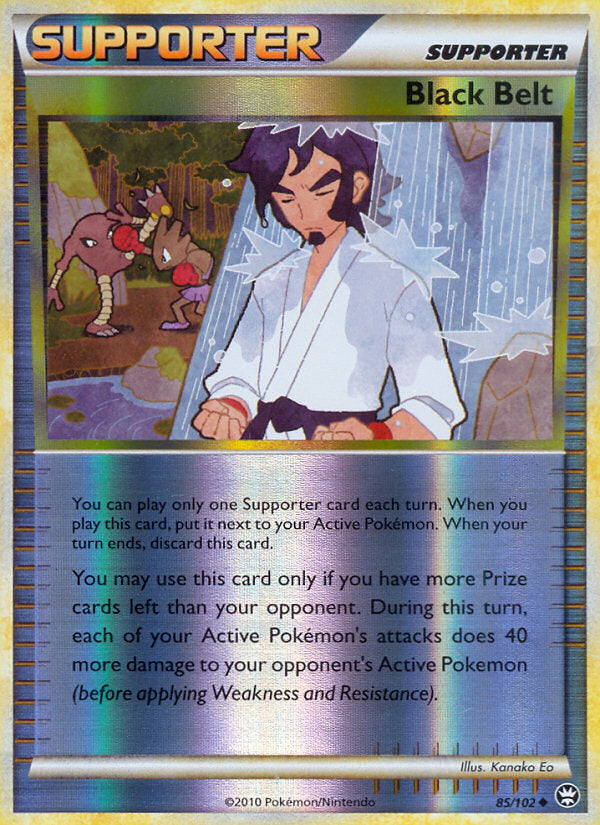 Triumphant Black Belt #85/102 reverse holo